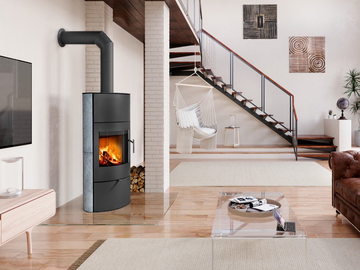 ROMOTOP – SONE 02 A камінь – акумуляційна піч-камін