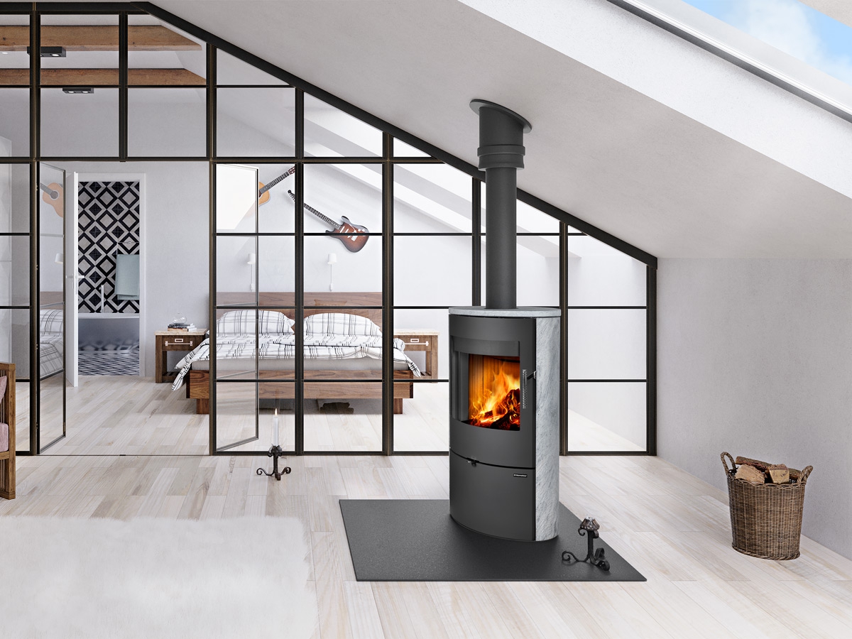 ROMOTOP – SONE 02 природній камінь – камінна піч