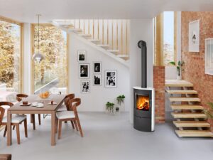 ROMOTOP – SONE 05 гладка кераміка – камінна піч