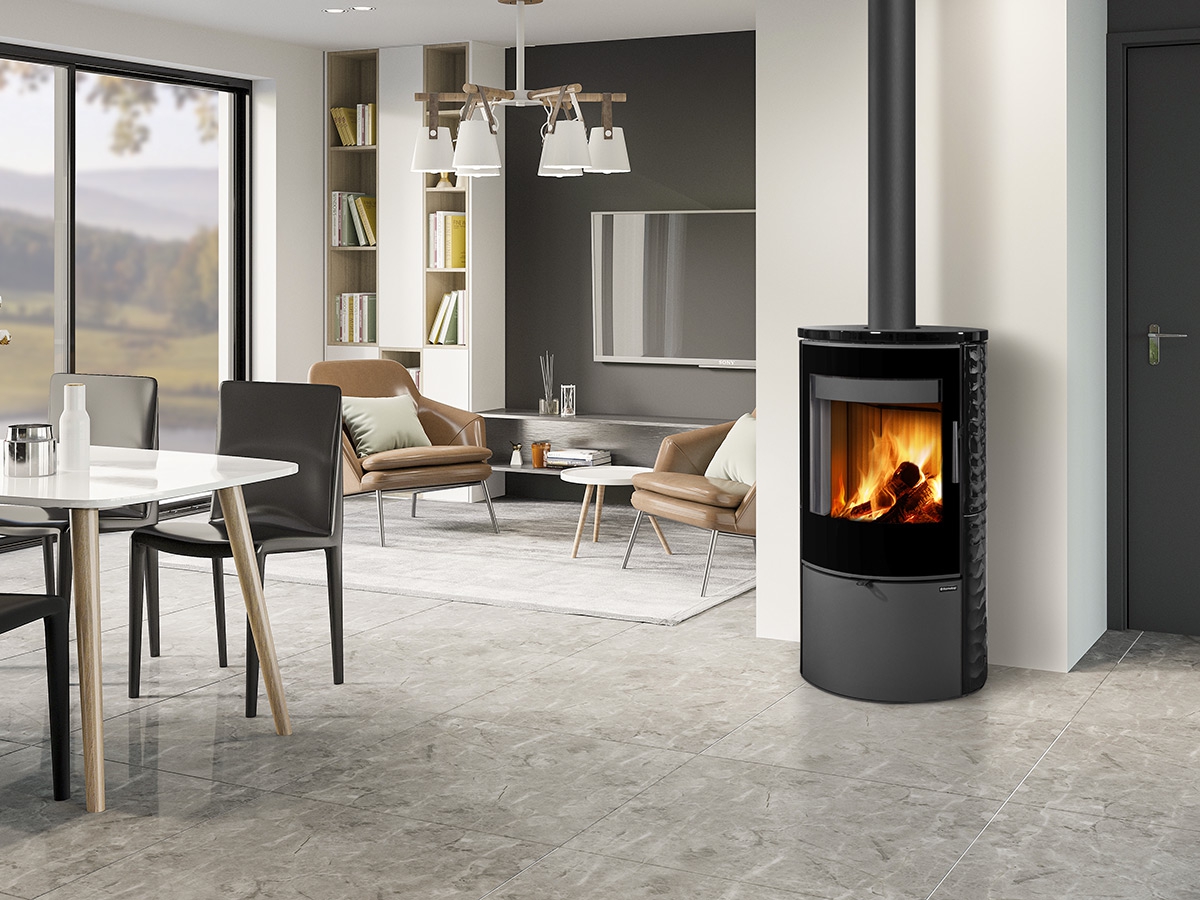 ROMOTOP – SONE G 01 рельєфна кераміка – камінна піч