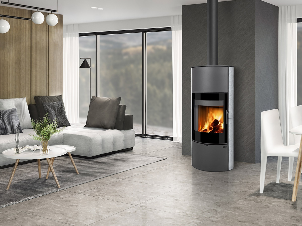 ROMOTOP – SONE G 02 A камінь – акумуляційна піч-камін