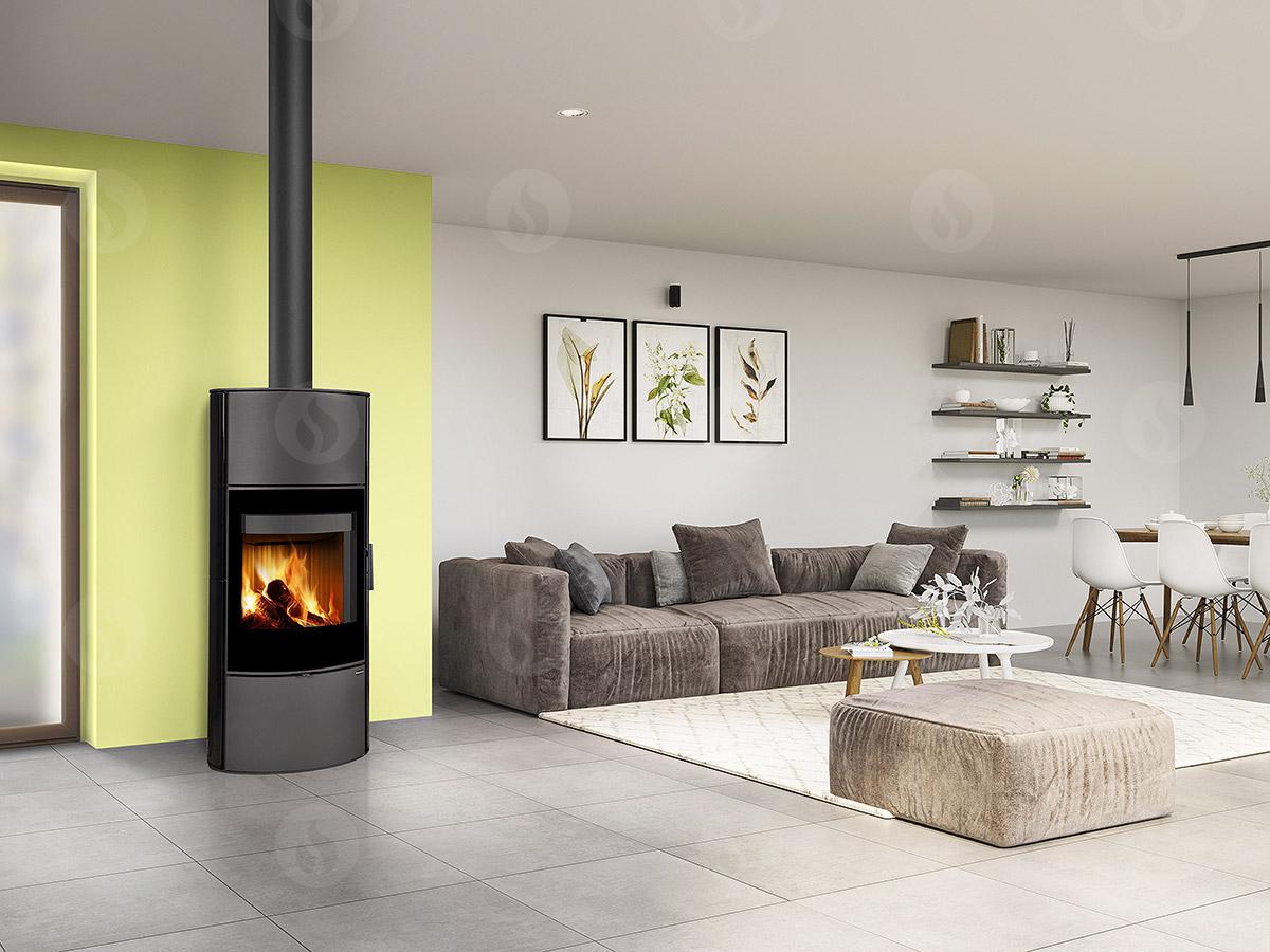 ROMOTOP – SONE G 05 A гладка кераміка – акумуляційна піч-камін