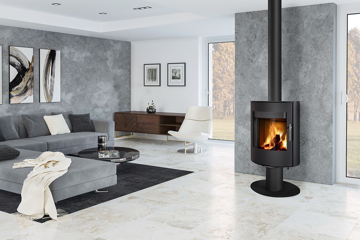 ROMOTOP – SONE T 03 листовий метал – поворотна піч-камін