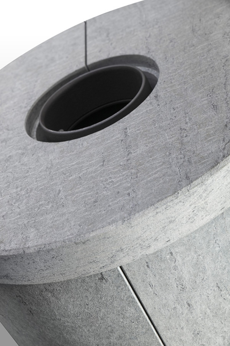 ROMOTOP – SORIA N 02 камінь – кругла піч-камін