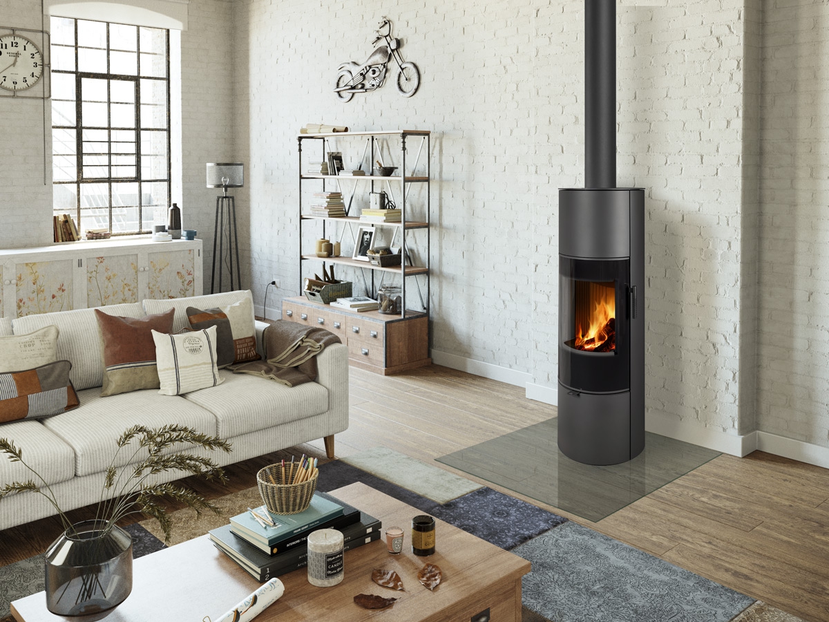 ROMOTOP – SORIA N 03 метал – кругла піч-камін