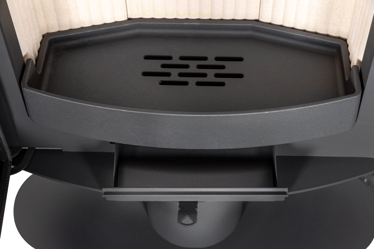 ROMOTOP – STROMBOLI G T 30 – сталева поворотна камінна піч на ніжці