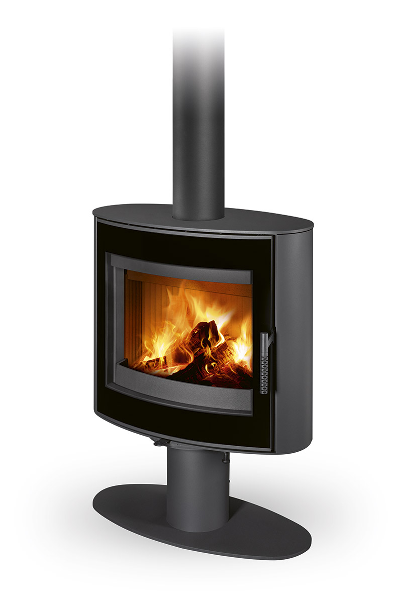 ROMOTOP – STROMBOLI G T 30 – сталева поворотна камінна піч на ніжці