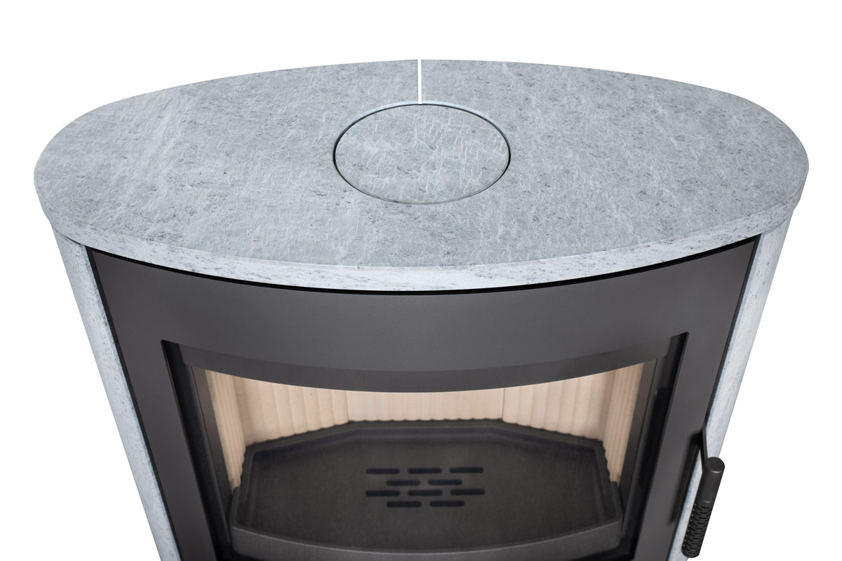 ROMOTOP – STROMBOLI T 20 камінь – поворотна камінна піч на ніжці