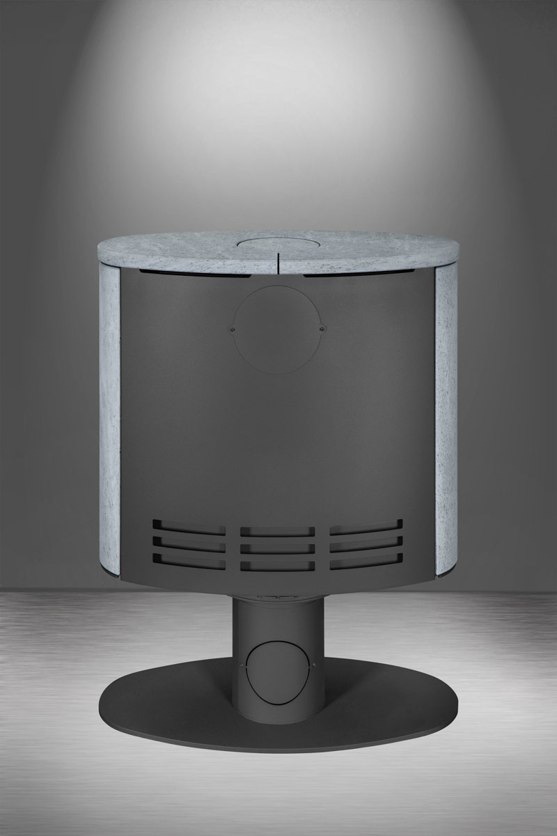 ROMOTOP – STROMBOLI T 20 камінь – поворотна камінна піч на ніжці