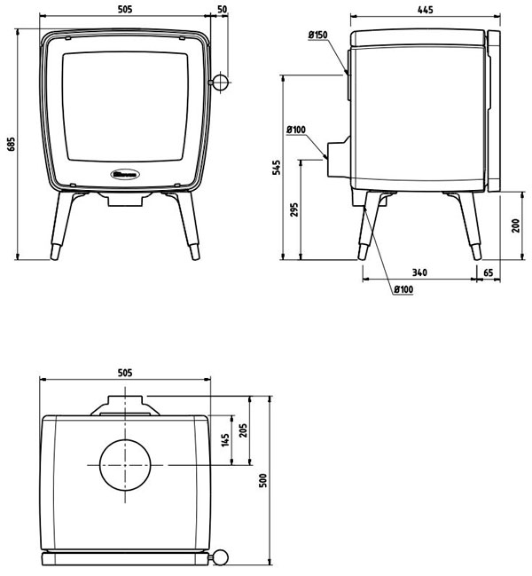 Піч Dovre VINTAGE 35, 7 кВт